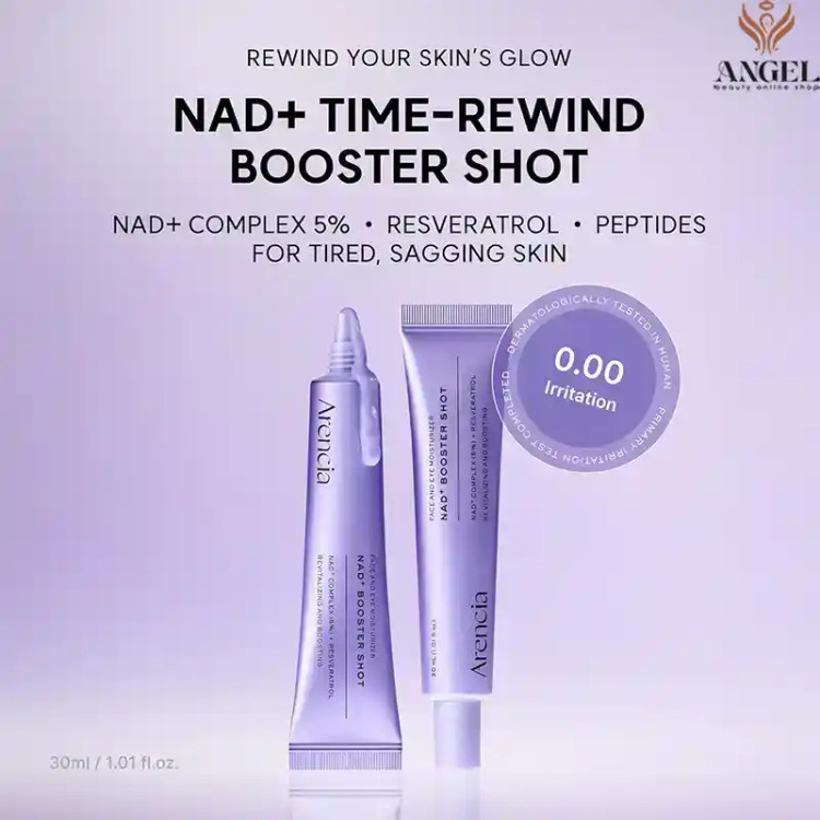 بوستر شات جوانساز و سفت کننده پوست آرنسیا مدل NAD+ Time-Rewind حجم ۳۰ میلی لیتر اورجینال